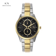 Armani Exchange Male Analog Watches ( AX1865 ) - Quartz, Silver Case, 42 MM Round Dial,  Two Tone St