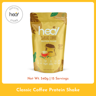 Heal Classic Coffee Protein Shake Powder - Dairy Whey Protein (15 servings) HALAL - Meal Replacement, Whey Protein