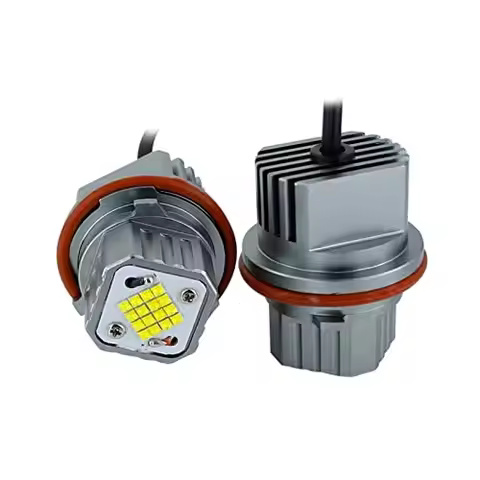 80W Error Free LED Angel Eyes Marker Lights Bulbs Fit for BMW E39 E53 E60 E61 E63 E65 E66 E87 525i 5