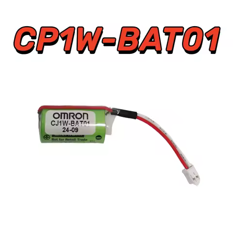 Original New Battery CP1W-BAT01 CR14250 3V PLC Batteries With Plug CP1E CJ1W-BAT01