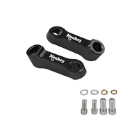 Motorcycle Accessories Rearview Mirrors Extension Riser Extend Adapter For Honda Monkey 125 Z125 Z 1