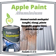 🍏5L Apple Anti-Rust Aluminium Coating ⛓⛓ Cat Pencegah karat / Untuk pagar besi / pintu besi / tiang dll ⛓⛓