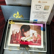 Mainland Star Wang Yibo CSA Celebrity Signature License Premium Photo Frame Certification Certificat