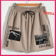 Sporty men's casual shorts CHICAGO MOTIF 1989 Bigsize all sizes ML XL 2XL 3XL 4XL 5XL KOREAN HARAJUK
