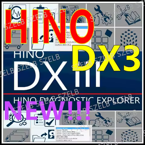 2024 Hino Diagnostic Explorer 3 Hino DX3 v1.24.2 2024 Diagnostic Software + unlocked keygen + free h