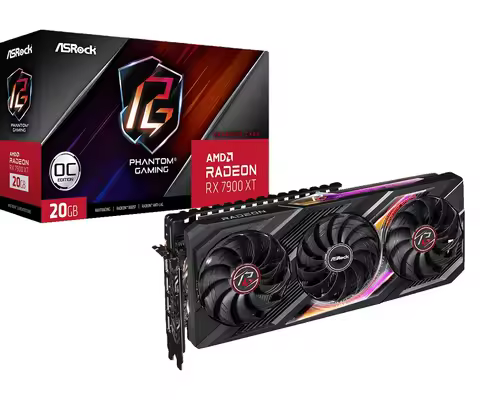 NEW Asrock RX 7900 XT PG 20G Gaming Graphics Card RTX 4090 GPU