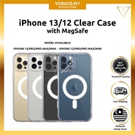 Premium Phone Clear Case with MagSafe 13 12 11 XS X XR 8 7 Series Phone Magnetic Wireless Charger