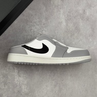 Nike Air Jordan 1 Golf Mule AJ1 fashion comfortable loafers grey black FJ1214