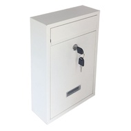 White Letter Box Iron Plate Letter Box Household Style Letter Box Ballot Box Suggestion Box Tin Lett
