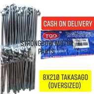 8x210 TAKASAGO SPOKES AND NIPPLES