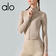 alo yoga alo yogaNew Velvet Stand Collar Yoga Jacket Outdoor Leisure Running Sports