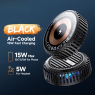 พัดลม Cw57 Cooling Wireless Fast Charger 3in1 Magnetic Wireless CHARGING Stand 15W Qi Wireless Charg