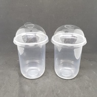 DG CLOSE Contents 1000 Pcs Oval U Glasses - Boba Glasses - Xin futang Glasses - Boba Bubble Glasses