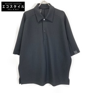 N.Hollywood Black 2241-CS51-030 Big Silhouette Polo Shirt 40