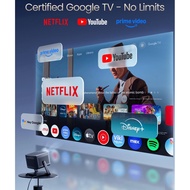 Dangbei Dbox02 Pro Projector. ~3200ansi Google TV International Netflix genuine, Genuine 12 Months, 