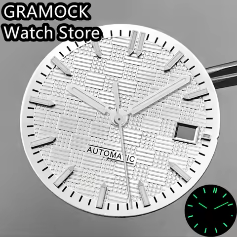 GRAMOCK 31mm Luminous Dial For Engineer Watch Dial Part Hand Set For NH35 NH36 NH38 NH39 NH70 NH72 M