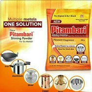 PITAMBARI SHINING POWDER 150g – for 6 metals (Copper / Brass / Aluminium / Iron / Silver / Steel)