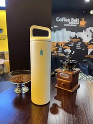 【全新正貨】Blue Bottle Coffee 藍瓶子不鏽鋼手提式戶外保溫杯581ml 白