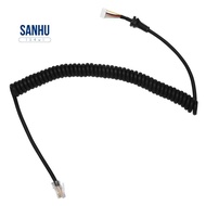 Replacement Microphones Mic Cable Cord Wire for  -48A6J FT-7800 FT-8800 FT-8900 FT-7100M FT-2800M FT