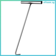 【 】 Clothes Rack Stainless Steel T-hook Shutter Door Puller Wheel Pin Key Removal Tool Heavy Duty Lift Manhole Lifter Pot