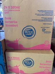Dutch Lady UHT Milk Strawberry / Chocolate / Full Cream Flavoured Milk 300ml