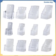 [LsxmzMY] Acrylic Brochure Holder Countertop Organizer Slanted or Wall Mount Flyer Holder Rack Pamph