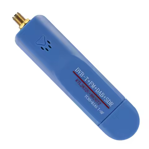 Digital USB 2.0 DVB-T+DAB+FM RTL2832U 500KHz-1.7GHz Tuner Receiver With Antenna For TV Tuner Receive