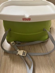 Fisher-Price 綠色兒童餐椅連餐盤