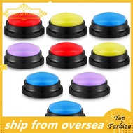 [TopFashion] 8 PCS Answer Buzzers Button Answer Buzzer Game Show Buzzer Recordable Button Classroom 
