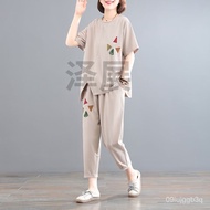 【Ensure quality】ZHFashion Suit Women2023Summer New Western Style Women's Clothing Korean Style plus Size Slimming Retro