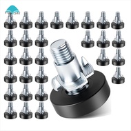 30-Piece Furniture Feet Pads Black Plastic Furniture Legs Adjustable Leveling Feet Table Feet Furnit
