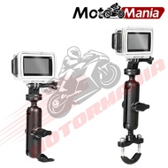 MotoMania 360 Rotation Camera Holder Bracket for Motorcycle Bike with Shockproof Alloy