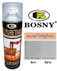 สเปรย์โพลียูรีเทน BOSNY Polyyurethane B113 No.1900( เงา ),No.1911( ด้าน )