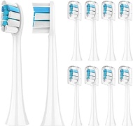 Replacement Toothbrush Heads Compatible with Philips Sonicare：10 Pack Soft Replacement Electric Brush Head Compatible with Snap-on Phillips Sonicare Plaque Control Tooth Brushes
