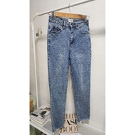 jiranan studio Long Jeans Slim Fit