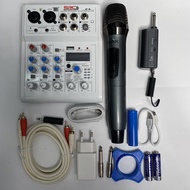 Combo Mixer Thu Âm Livestream Karaoke E4 và Mic Max19Chính Hãng Giá Tốt - Siêu Phẩm Âm Thanh Karaoke