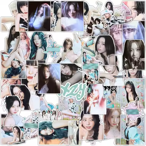 In-stock 55PCS NEW KPOP ITZY mini album Motto sticker,Ryunjin,Yeji,Yuna,pop-up store fans merchandis