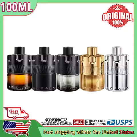 100ml Azzaro Wanted Series Eau De Parfum Spray French Original Luxury Perfumes Cologne for Men Phero