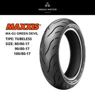 Maxxis Outer Tire| Ma-g1 | Ring 17 | 80/80-17 | 90/80-17 | 100/80-17 | Tubeless Tubeless