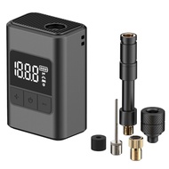 Mini Portable Electric Bicycle Bike Pump 120PSI 1300mAh Air Inflator USB-C Charging High Pressure Pu