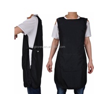 BEST SELLING SET Double front and back apron PLUS Mushroom chef HAT Adult Reversible apron Chef's ap
