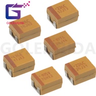 10 chiếc tụ điện tantali Loại B 227 476 107 475 106 105 226 4V 6.3V 16V 25V 35V 50V 1uF 220uF 4.7UF