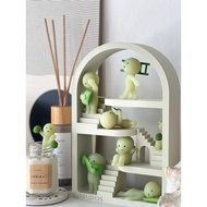 Smiski Miniature House Display (Barrel Roof) - Mini Playhouse for smiski, mofusand, popbean, sonny a