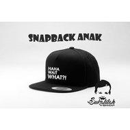 Unisex children's snapback hat hahaha wait what?