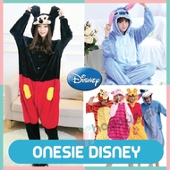 DISNEY ADULT ONESIE MICKEY STITCH WINNIE EEYORE etc.