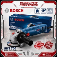 BOSCH GWS700 4" Angle Grinder Set (710W) (12,000 RPM) (6 Month Warrenty) (100% Original)