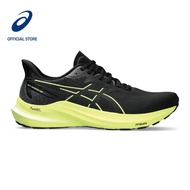 ASICS Men GT-2000 12 WIDE Running Shoes in Black/Glow Yellow