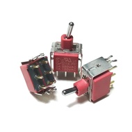 1Pcs  Toggle Switch IP67  VS2-Bracket 3 Position 6Pin on-off-on SPDT  Panel Mount 2A/250VAC  Q11A Wa