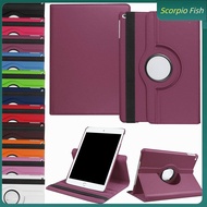 For iPad 10.2 2019/2020/2021 Pro 9.7 5th 6th Gen Mini 1 2 3 4 5 iPad 2 3 4 Magnetic Smart PU Leather 360° Rotation Stand Case Cover