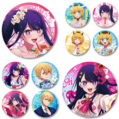 Ai Hoshino,Aquamarine Hoshino,Ruby Hoshino,Kana Arima,Mem-Cho Anime Badge Cartoon Cosplay Brooches f
